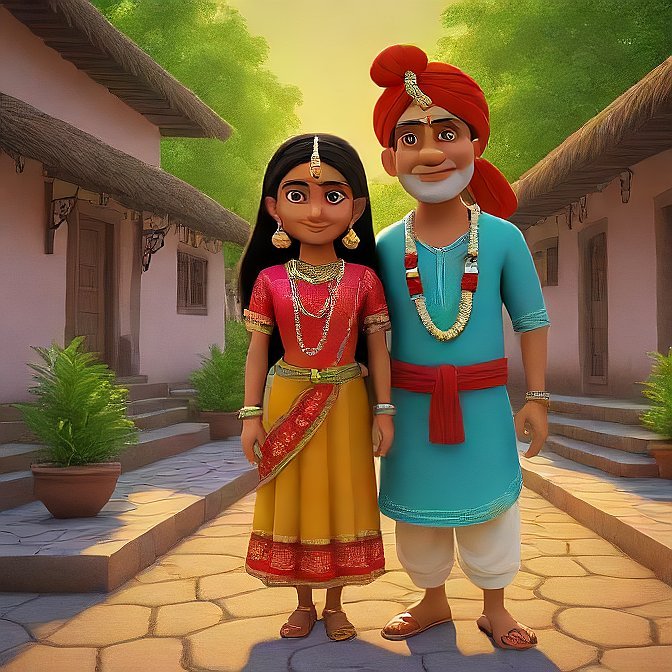 3D cartoon character art